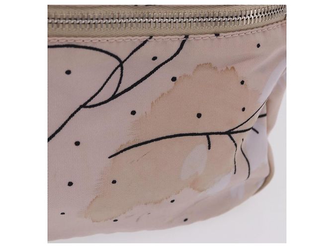 Bolso Tote PRADA Nylon Rosa Plata Auth 202215 - vista 4