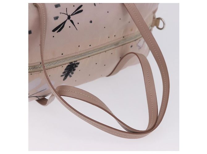 Bolso Tote PRADA Nylon Rosa Plata Auth 202215 - vista 8