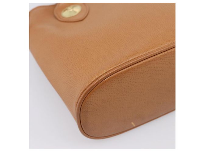 Borsa a mano MCM in pelle marrone e oro autentica bs37006 D'oro - vista 17