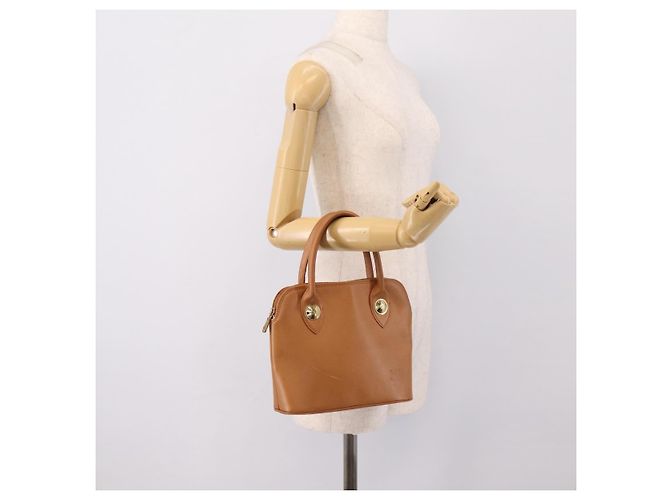 Borsa a mano MCM in pelle marrone e oro autentica bs37006 D'oro - vista 21