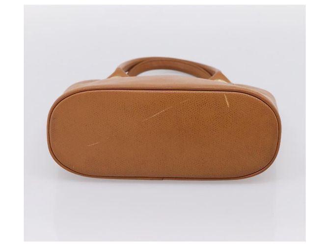 Borsa a mano MCM in pelle marrone e oro autentica bs37006 D'oro - vista 5