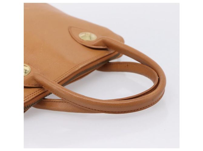 Borsa a mano MCM in pelle marrone e oro autentica bs37006 D'oro - vista 7