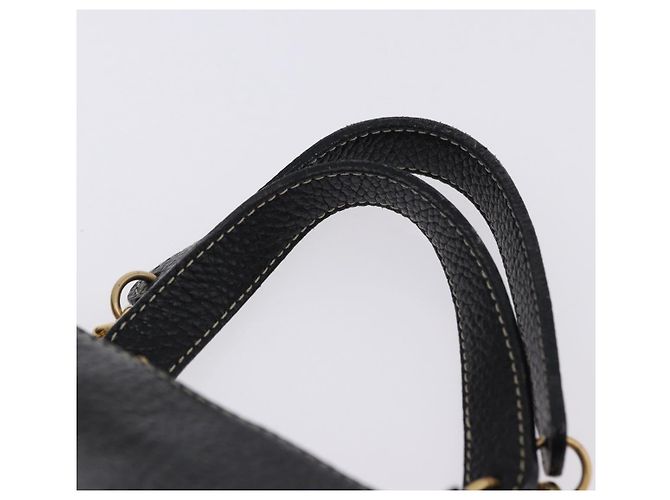 Borsa a mano BALLY in pelle 2way Nero Oro Auth bs36848 D'oro - vista 14