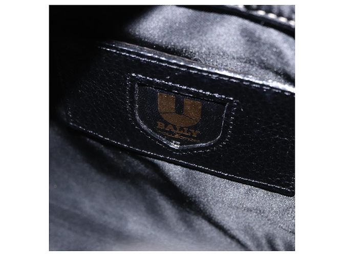 Borsa a mano BALLY in pelle 2way Nero Oro Auth bs36848 D'oro - vista 18
