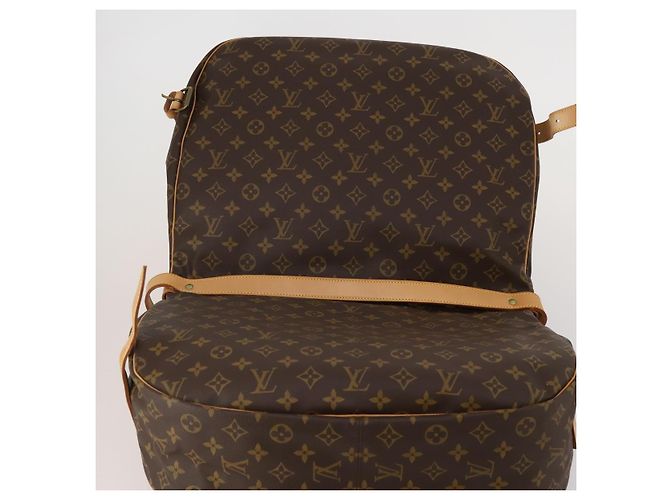 Borsa a tracolla LOUIS VUITTON Monogram Saumur 43 M42252 LV Auth 196870SAV Monogramma - vista 20