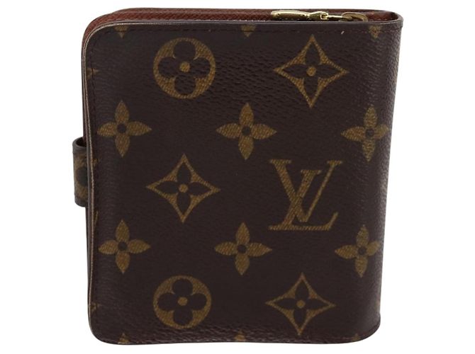 LOUIS VUITTON Monogram Compact Zip Wallet M61667 LV Auth bs36811 Monogramma - vista 2
