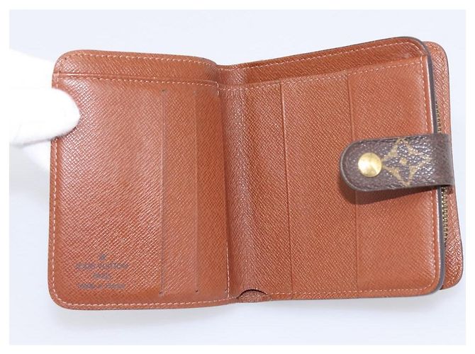 LOUIS VUITTON Monogram Compact Zip Wallet M61667 LV Auth bs36811 Monogramma - vista 8
