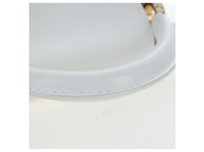 LOUIS VUITTON x TM Capucines EW Mini Leather 2way White M13246 Auth 199183SM Bianco Multicolore - vista 7