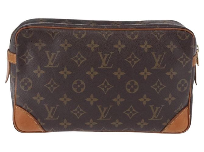 LOUIS VUITTON Monogram Compiegne 28 Clutch Bag M51845 LV Auth BA15481 Monogramma - vista 2