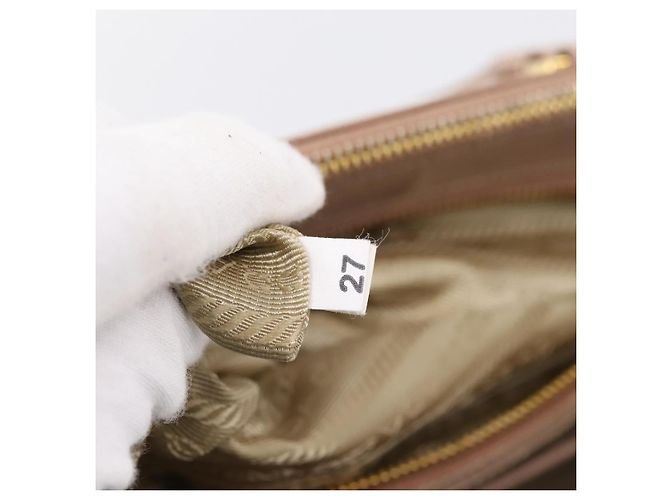 Borsa a Mano PRADA Galleria Saffiano 2way Rosa Tono Oro Auth 202076V - vista 11