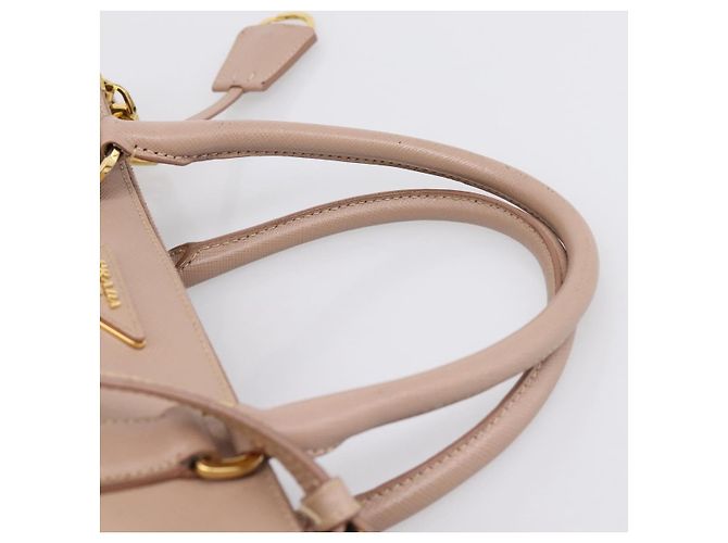 Borsa a Mano PRADA Galleria Saffiano 2way Rosa Tono Oro Auth 202076V - vista 14