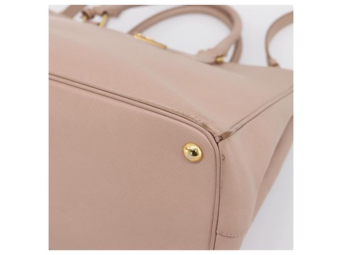 Borsa a Mano PRADA Galleria Saffiano 2way Rosa Tono Oro Auth 202076V - vista 16