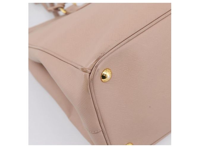 Borsa a Mano PRADA Galleria Saffiano 2way Rosa Tono Oro Auth 202076V - vista 17