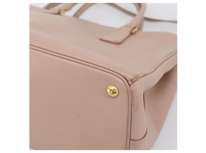 Borsa a Mano PRADA Galleria Saffiano 2way Rosa Tono Oro Auth 202076V - vista 18