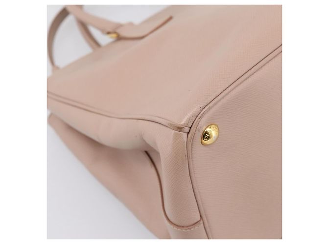 Borsa a Mano PRADA Galleria Saffiano 2way Rosa Tono Oro Auth 202076V - vista 19
