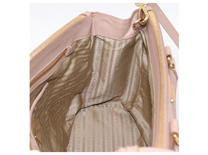 Borsa a Mano PRADA Galleria Saffiano 2way Rosa Tono Oro Auth 202076V - vista 22
