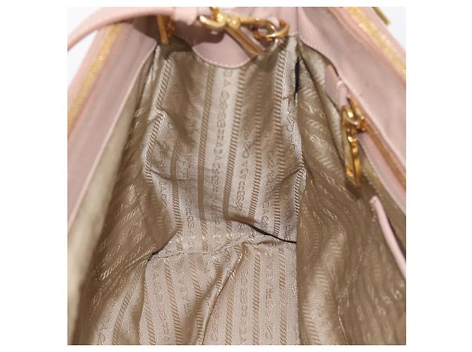 Borsa a Mano PRADA Galleria Saffiano 2way Rosa Tono Oro Auth 202076V - vista 23