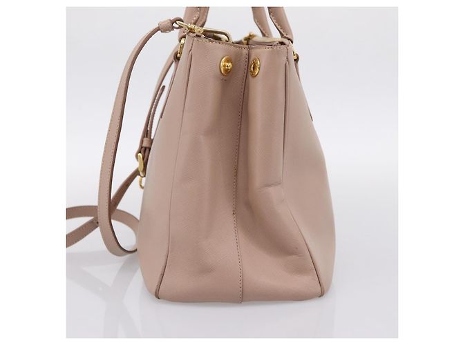 Borsa a Mano PRADA Galleria Saffiano 2way Rosa Tono Oro Auth 202076V - vista 4