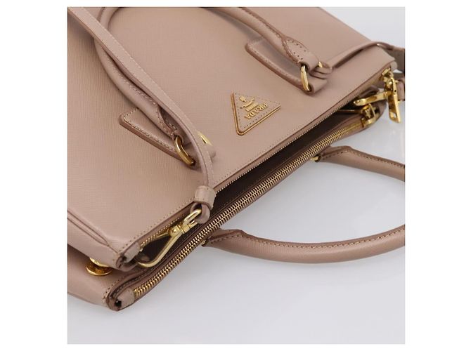Borsa a Mano PRADA Galleria Saffiano 2way Rosa Tono Oro Auth 202076V - vista 6