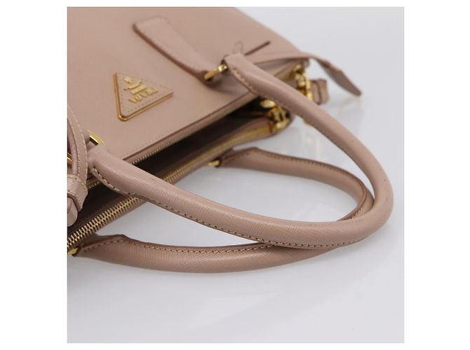 Borsa a Mano PRADA Galleria Saffiano 2way Rosa Tono Oro Auth 202076V - vista 7