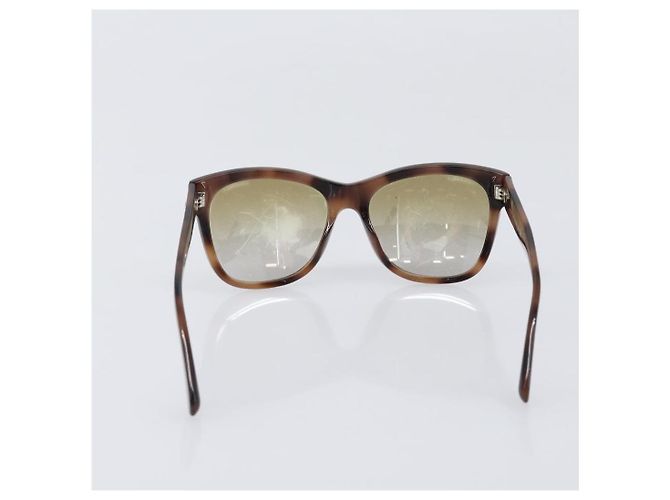 Occhiali da sole CHANEL Plastica Brown Silver CC Auth BA15428 Marrone Argento - vista 2