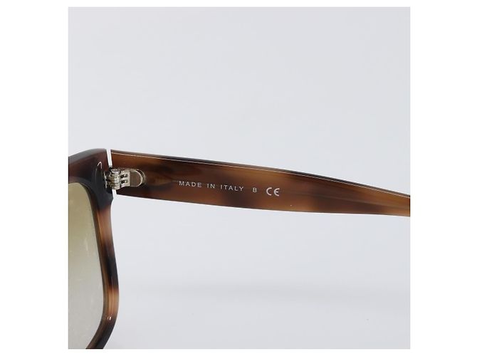 Occhiali da sole CHANEL Plastica Brown Silver CC Auth BA15428 Marrone Argento - vista 9