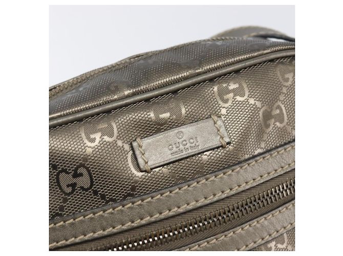 Borsa a tracolla GUCCI GG Implementation PVC Champagne Gold 233268 Auth hk4067A D'oro - vista 17