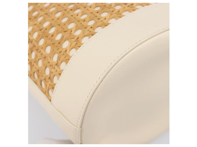 Bulgari Borsa a tracolla BVLGARI in rafia beige e oro Auth 199178V D'oro - vista 17