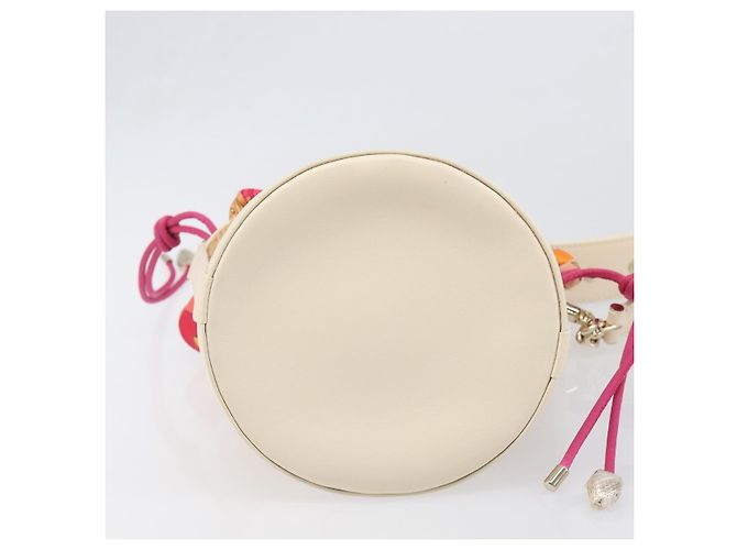 Bulgari Borsa a tracolla BVLGARI in rafia beige e oro Auth 199178V D'oro - vista 5