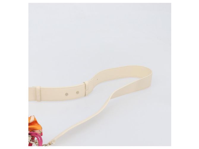 Bulgari Borsa a tracolla BVLGARI in rafia beige e oro Auth 199178V D'oro - vista 8