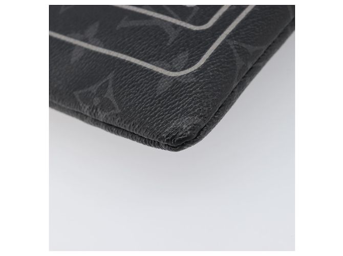 Coque iPhone LOUIS VUITTON Monogram Eclipse Fragment M64449 LV Auth 199106V Monogramme - vue 14