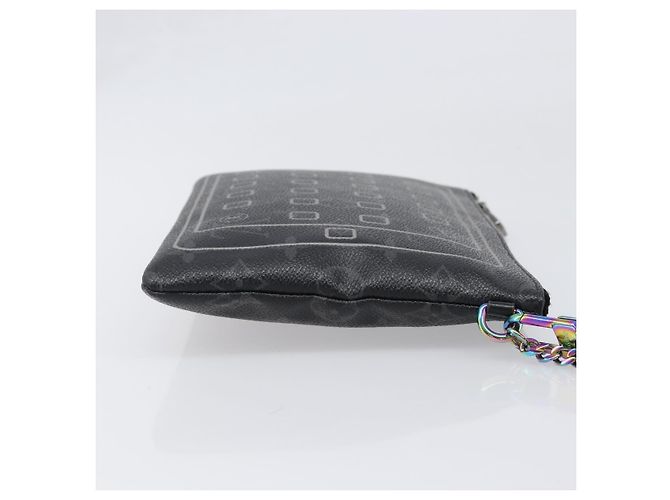 Coque iPhone LOUIS VUITTON Monogram Eclipse Fragment M64449 LV Auth 199106V Monogramme - vue 3