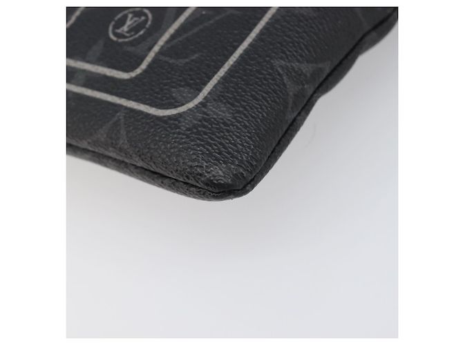 Coque iPhone LOUIS VUITTON Monogram Eclipse Fragment M64449 LV Auth 199106V Monogramme - vue 9