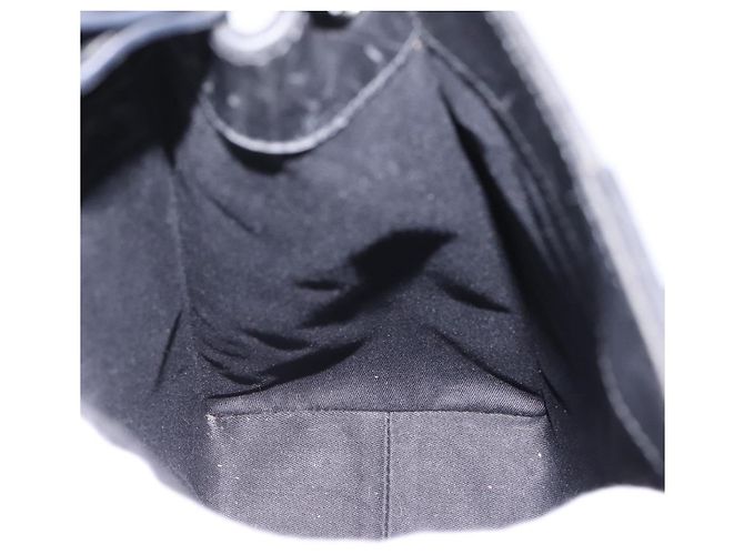 Borsa a tracolla GUCCI GG Canvas Nero Argento Auth 201960 - vista 18
