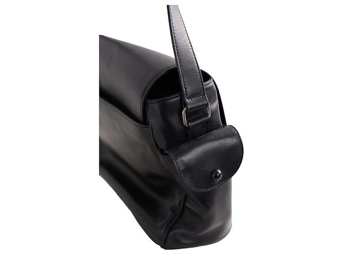 Borsa satchel Saint Laurent in pelle nera Nero - vista 4