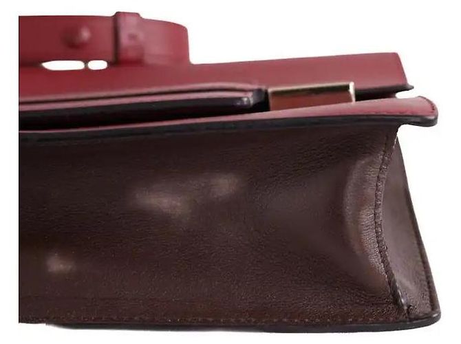 Borsa a tracolla Delvaux in pelle rossa Rosso - vista 4
