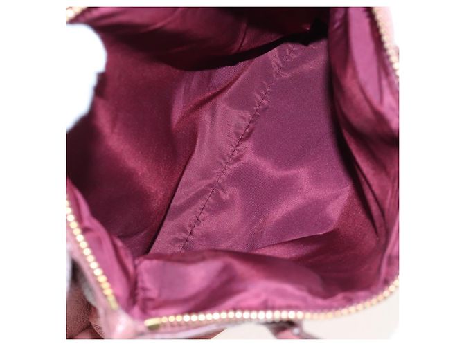 Borsa a mano Miu Miu in pelle 2way Rosa Oro Auth 199193V D'oro - vista 10