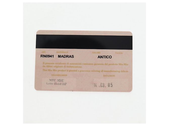 Borsa a mano Miu Miu in pelle 2way Rosa Oro Auth 199193V D'oro - vista 12
