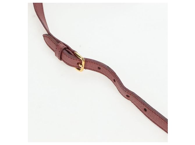 Borsa a mano Miu Miu in pelle 2way Rosa Oro Auth 199193V D'oro - vista 16