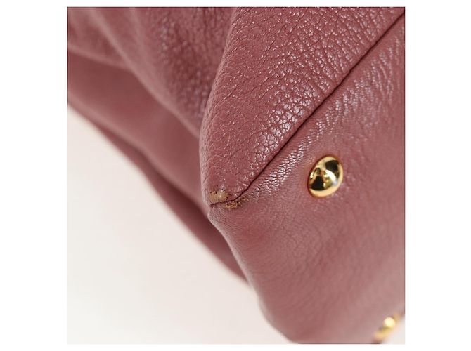 Borsa a mano Miu Miu in pelle 2way Rosa Oro Auth 199193V D'oro - vista 19