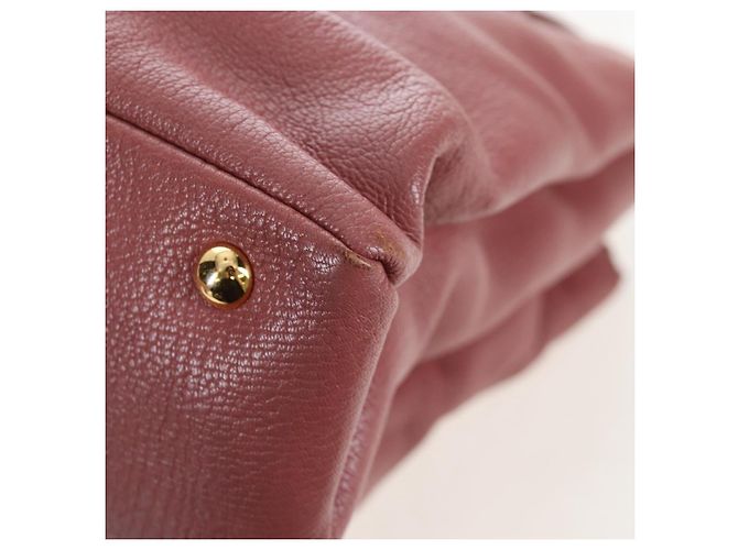 Borsa a mano Miu Miu in pelle 2way Rosa Oro Auth 199193V D'oro - vista 22