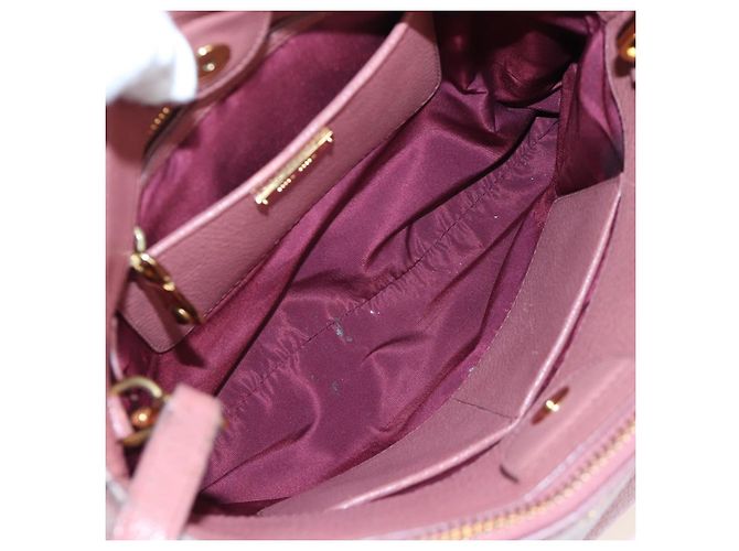 Borsa a mano Miu Miu in pelle 2way Rosa Oro Auth 199193V D'oro - vista 28