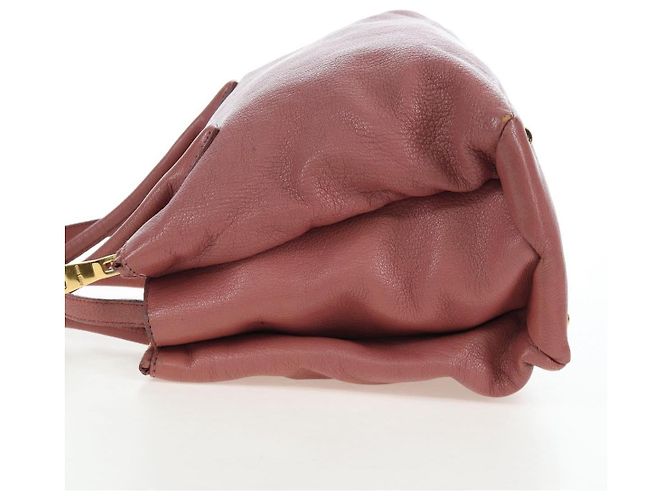 Borsa a mano Miu Miu in pelle 2way Rosa Oro Auth 199193V D'oro - vista 3