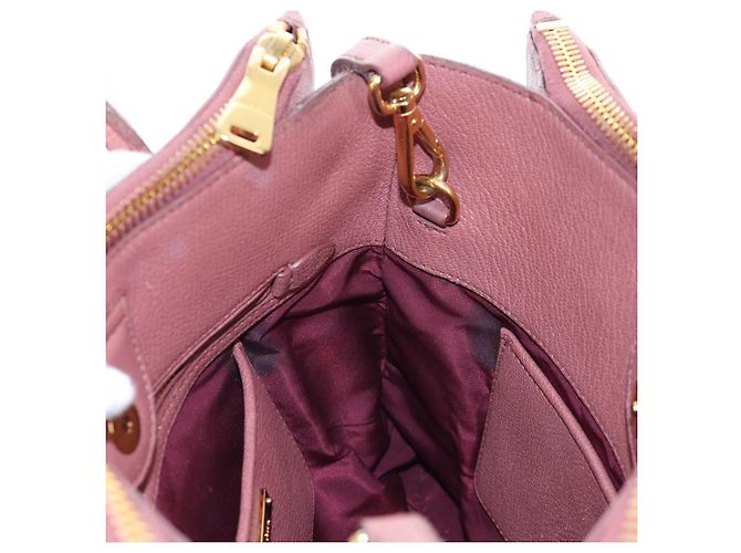Borsa a mano Miu Miu in pelle 2way Rosa Oro Auth 199193V D'oro - vista 30