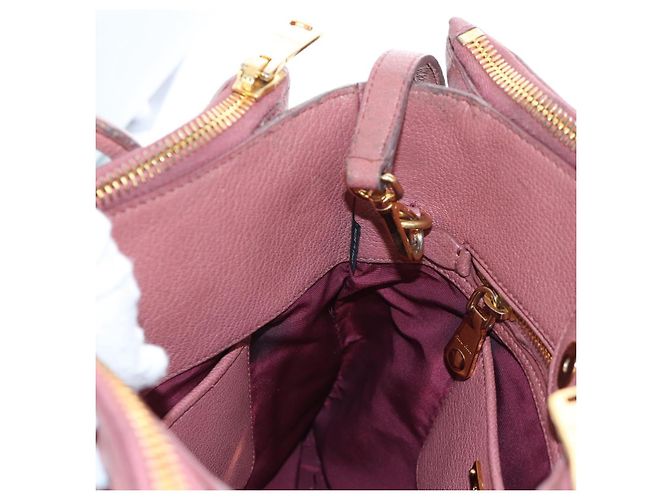 Borsa a mano Miu Miu in pelle 2way Rosa Oro Auth 199193V D'oro - vista 31