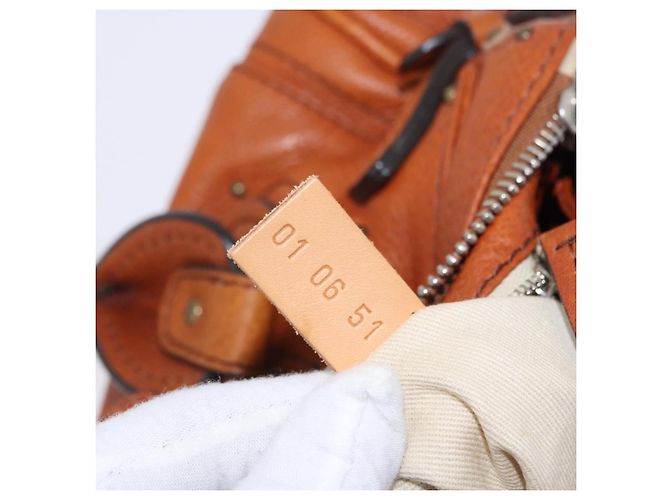 Chloé Bolso Chloe Paddington de cuero marrón oro plata auténtico ki6775M Castaño Dorado - vista 12