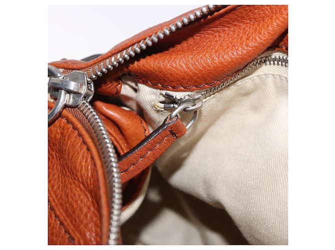 Chloé Bolso Chloe Paddington de cuero marrón oro plata auténtico ki6775M Castaño Dorado - vista 23