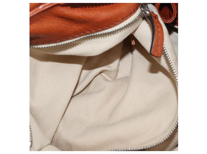 Chloé Bolso Chloe Paddington de cuero marrón oro plata auténtico ki6775M Castaño Dorado - vista 24