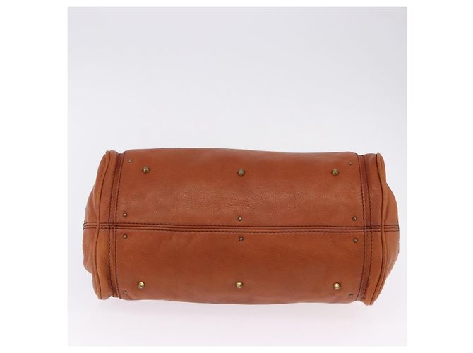 Chloé Bolso Chloe Paddington de cuero marrón oro plata auténtico ki6775M Castaño Dorado - vista 5