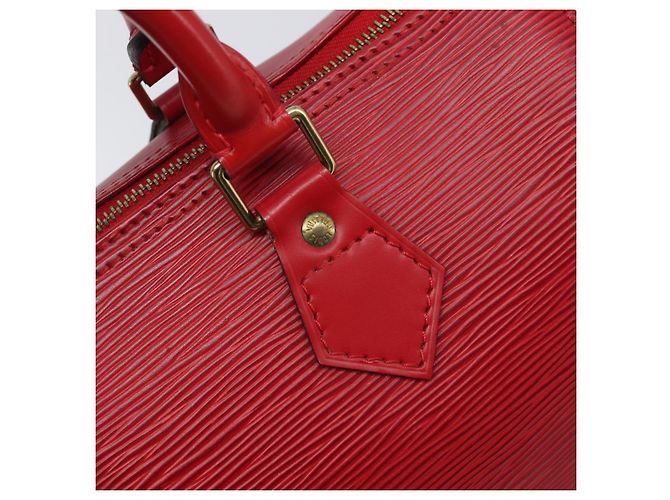 Borsa a mano LOUIS VUITTON Epi Speedy 25 Castilian Red M43017 LV Auth 199331V Rosso - vista 19